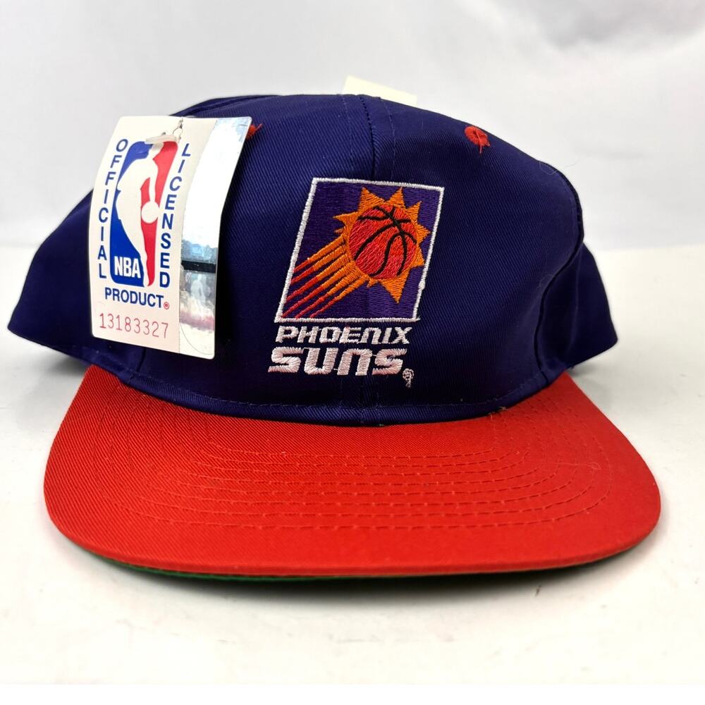 Vintage Phoenix Suns Logo Snapback Hat 1990s Deadstock Nba Basketball
